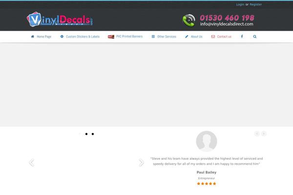 Venedor theme site design template sample