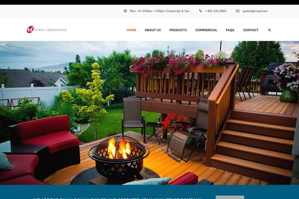Constructo theme site design template sample