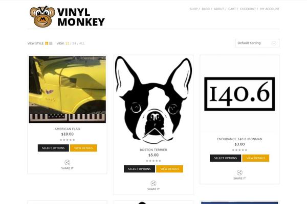 Mindig theme site design template sample