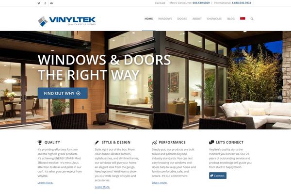 Vancouver theme site design template sample
