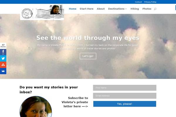 Site using Breadcrumbs-divi-module plugin