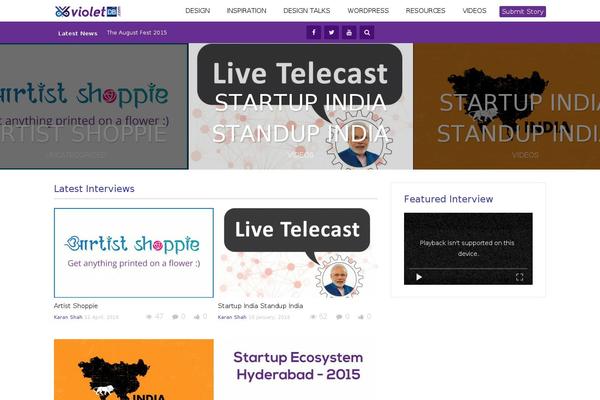 Truemag theme site design template sample