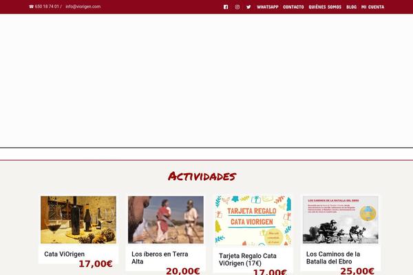 Site using WooCommerce plugin