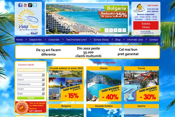 BlueSky theme site design template sample