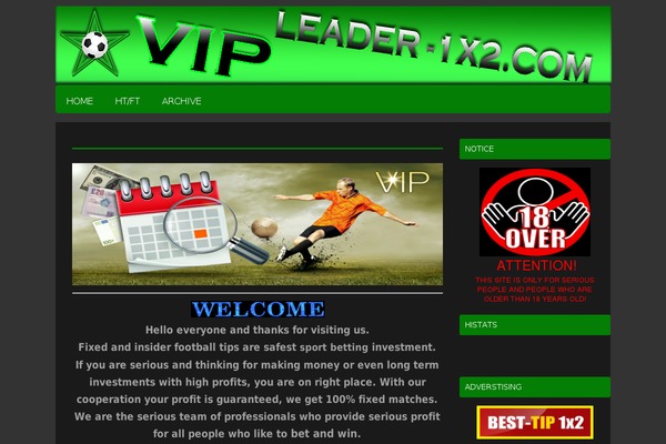 vip-leader-1x2.com site used Thegame