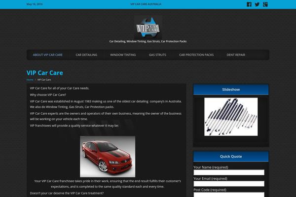 CarZine theme site design template sample
