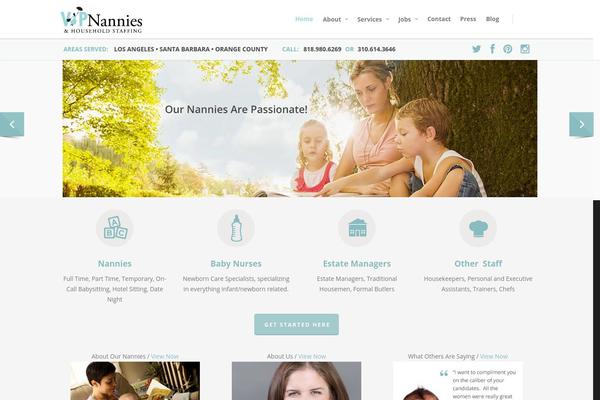 Salient theme site design template sample