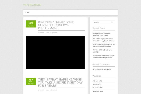 Contango theme site design template sample