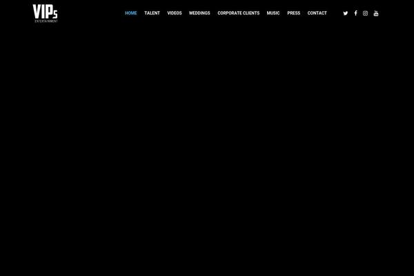 Blade theme site design template sample
