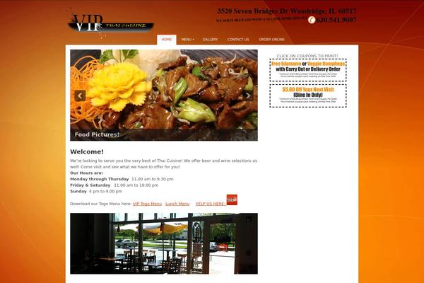 vipthaicuisine.com site used Rino