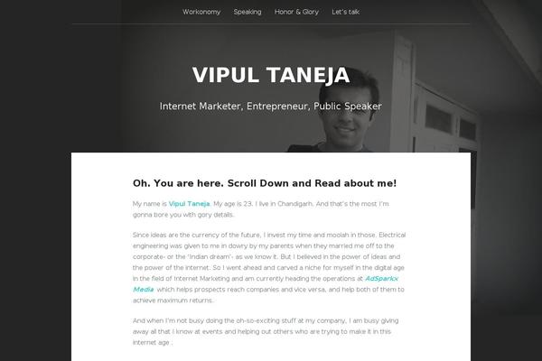 Padhang theme site design template sample