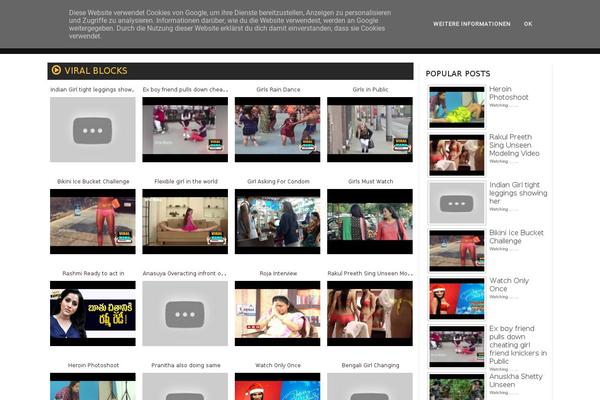 SaladMag theme site design template sample
