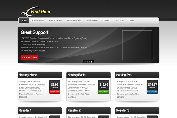 Phenomenon theme site design template sample