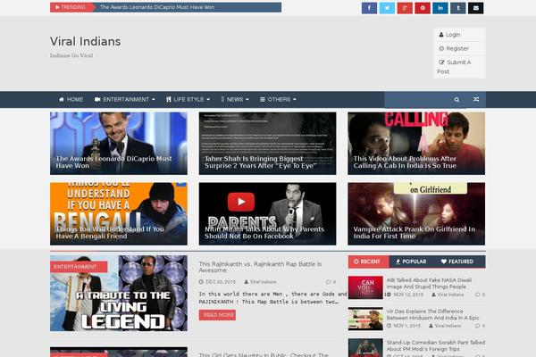 BetterMag theme site design template sample
