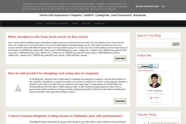 Nominal theme site design template sample