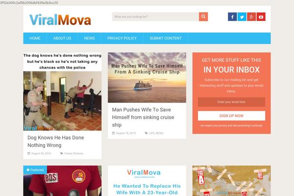 SociallyViral theme site design template sample
