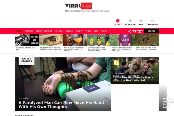 Site using Snax plugin