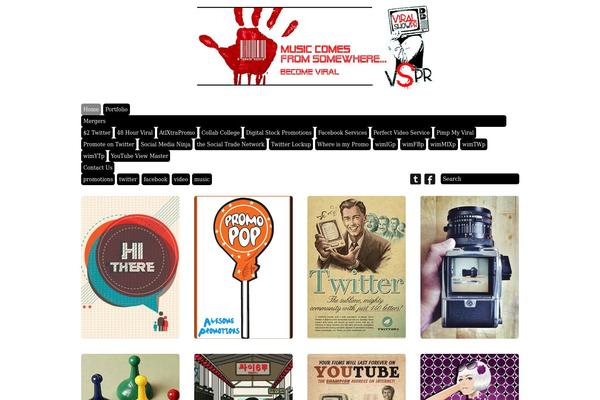 Grid Theme Responsive theme site design template sample