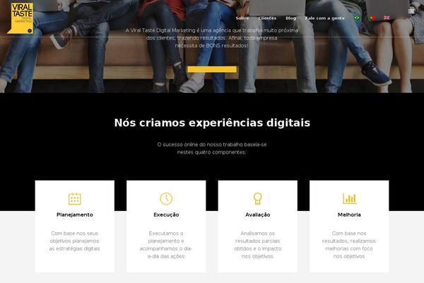 Ava theme site design template sample