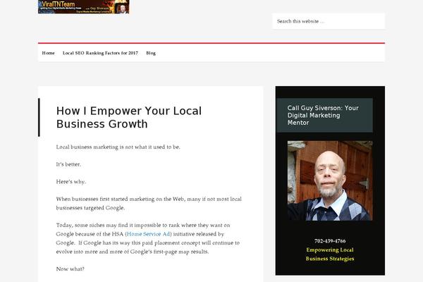 Site using WP Notification Bars plugin