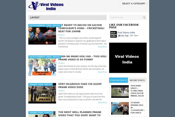 Site using Scroll Triggered Boxes plugin