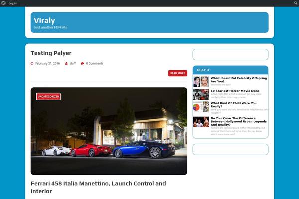 MH Joystick lite theme site design template sample