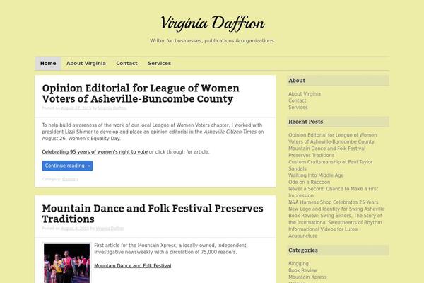 Rundown theme site design template sample