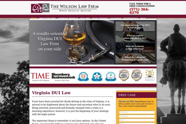 Wilson theme site design template sample