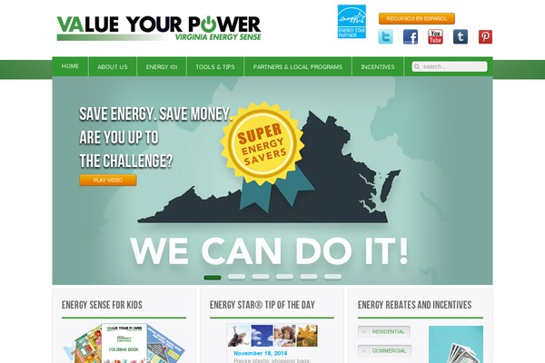 Balance theme site design template sample
