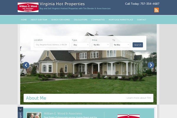 Blocks theme site design template sample