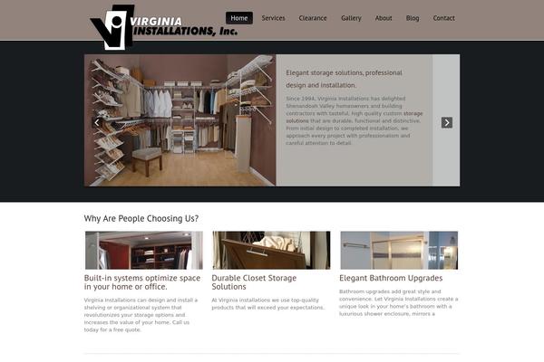 Simplicity theme site design template sample