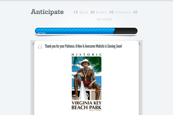 Site using Anticipate plugin