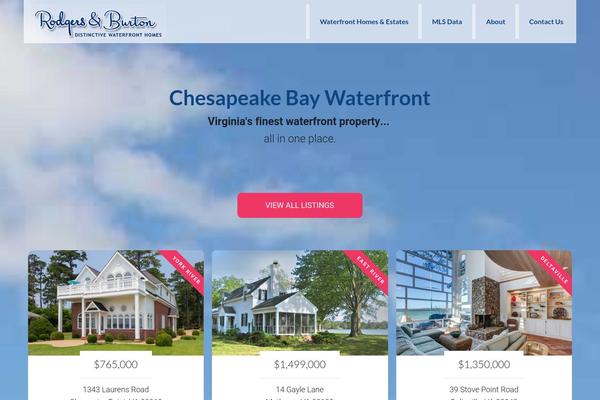 AgentPress Pro theme site design template sample