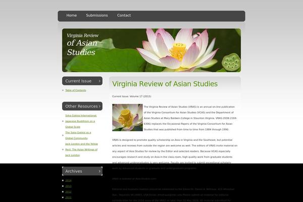 Lotus Flower theme site design template sample