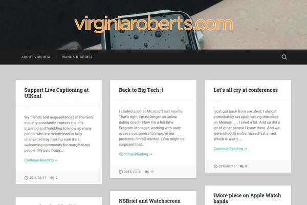 Baskerville theme site design template sample