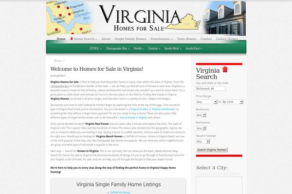 ElegantEstate theme site design template sample
