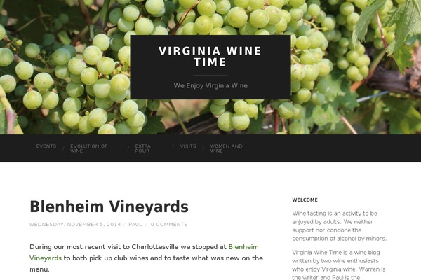 Hemingway theme site design template sample