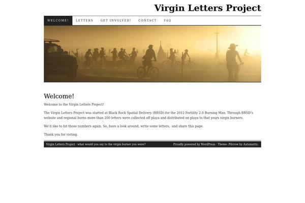 Pilcrow theme site design template sample