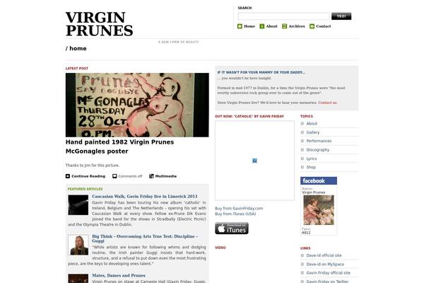 The Morning After theme site design template sample
