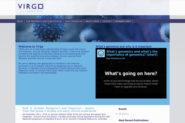 virgo.nl site used Virgo