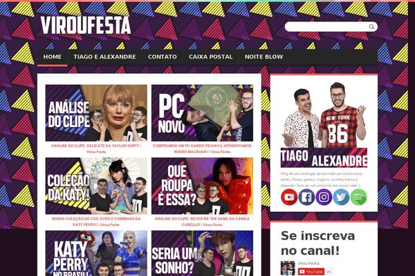 Site using Srizon Responsive Youtube Album plugin