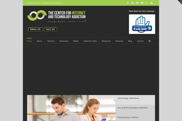 Avada Child theme site design template sample