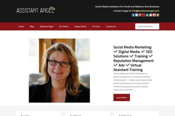 Enterprise Pro theme site design template sample