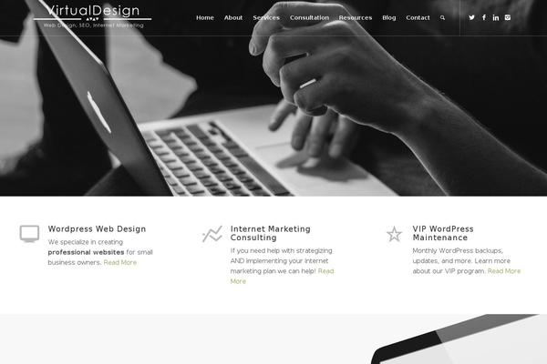 Site using Simple Social Icons plugin