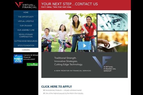 Vertikal theme site design template sample