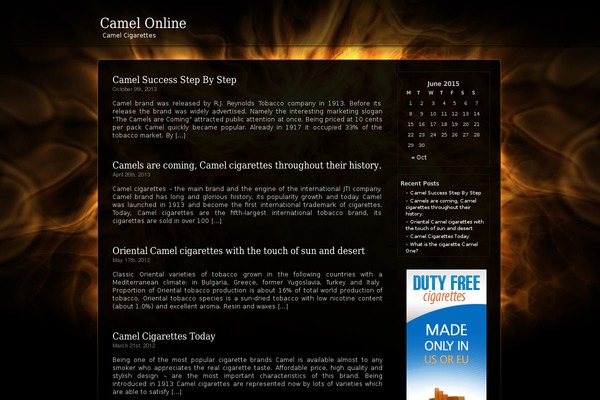 Inferno-mf theme site design template sample