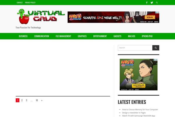 PRESSO theme site design template sample