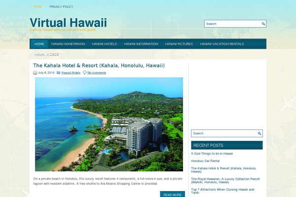 iTravel theme site design template sample