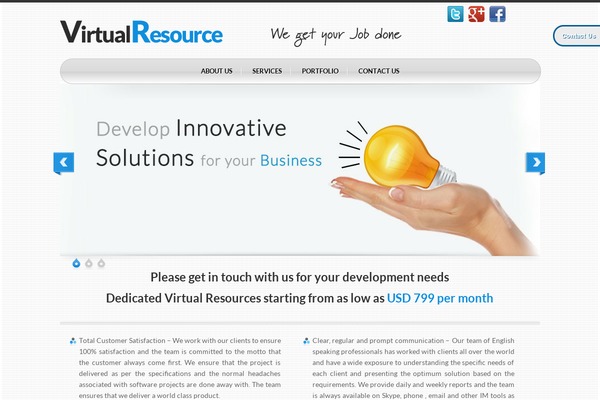 Simple’n’Bright theme site design template sample