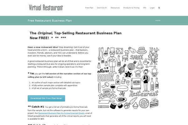 Total theme site design template sample